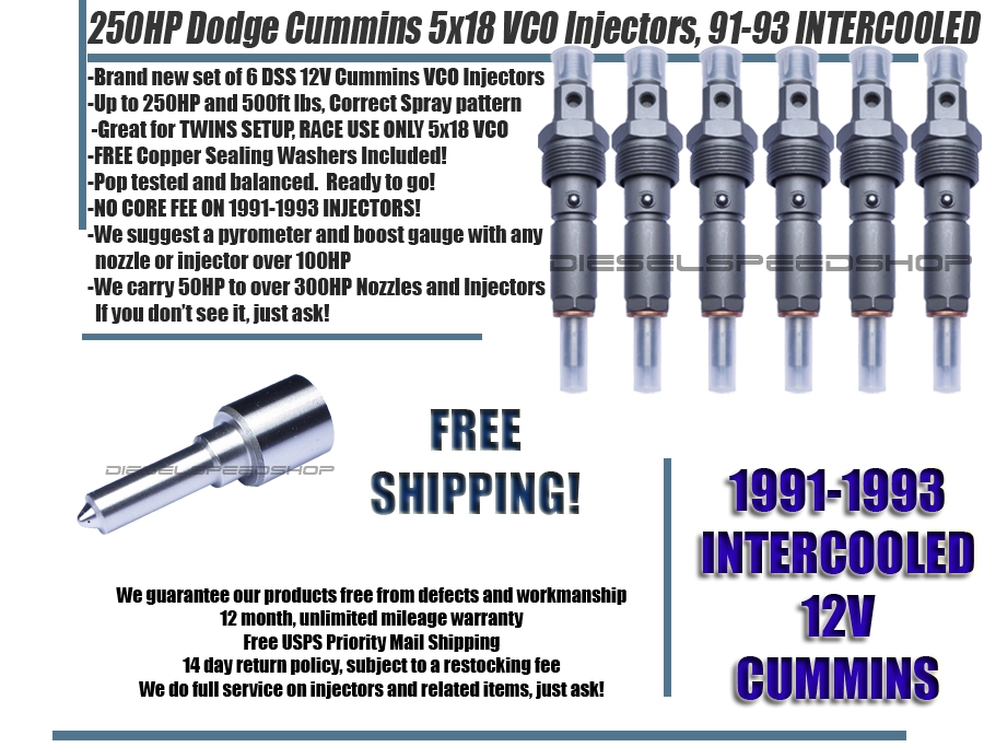 Fuel Cummins 12V/6BT/4BT/6CT Injector Install Kit (1989-1998.5) - Includes Gaskets, Washers & Seals Injector O Rings - Foto 2